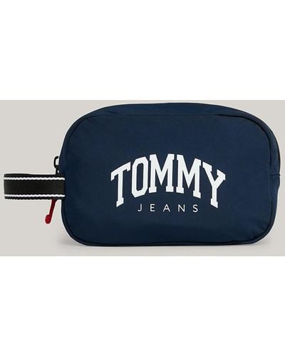 Tommy Hilfiger Trousse de toilette Prep à logo - Bleu