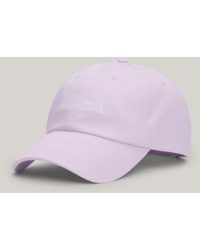 Tommy Hilfiger Front Logo Baseball Cap - Pink