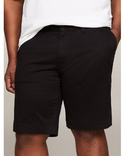 Tommy Hilfiger Plus Brooklyn 1985 Collection Chino Shorts - Black