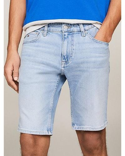 Tommy Hilfiger Scanton Jeans-Shorts mit Fade-Effekt - Blau