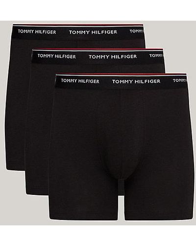 Tommy Hilfiger Set Van 3 Boxershorts - Zwart