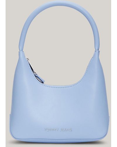 Tommy Hilfiger Petit sac porté épaule Essential à logo - Bleu