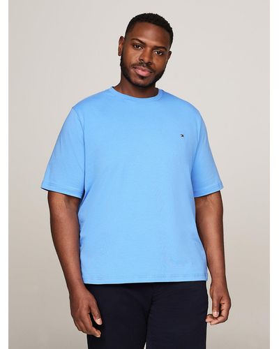 Tommy Hilfiger Plus Crew Neck Regular Fit T-shirt - Blue