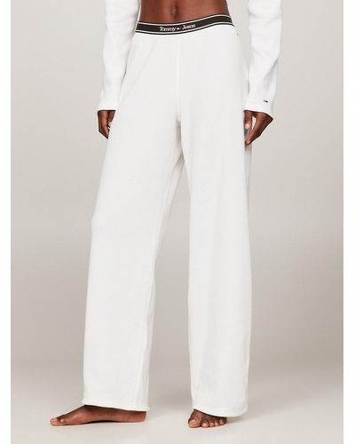 Tommy Hilfiger Essential Waffle Lounge Trousers - White