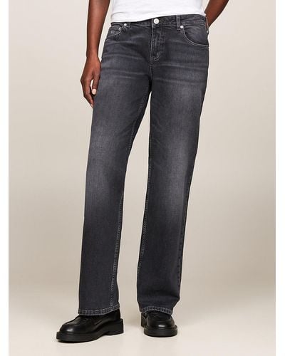 Tommy Hilfiger Sophie Low Rise Straight Faded Jeans - Blue