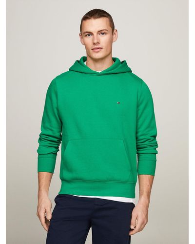 Tommy Hilfiger Flag Embroidery Hoody - Green