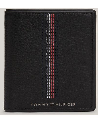 Tommy Hilfiger Casual Leather Trifold Wallet - Black
