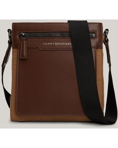 Tommy Hilfiger Classics Small Crossover Bag - Brown