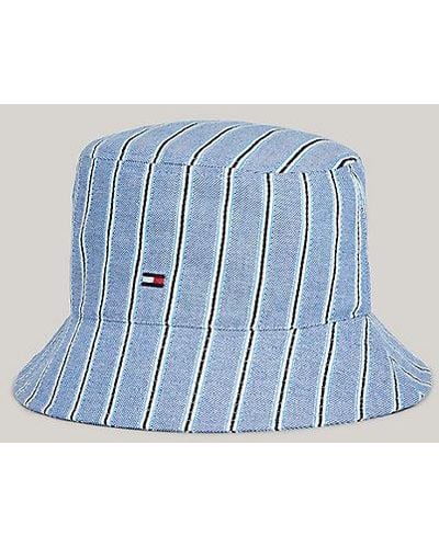Tommy Hilfiger Sombrero de pescador Essencial con logo - Azul