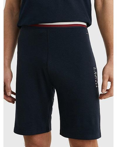Tommy Hilfiger Pantalón corto con cintura distintiva - Azul