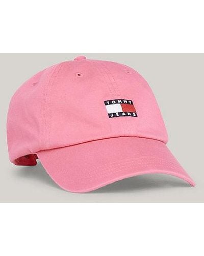 Tommy Hilfiger Heritage Baseball-Cap mit aufgesticktem Logo - Pink
