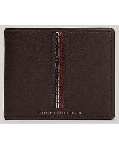 Tommy Hilfiger Casual Leather Brieftasche mit Bifold-Design - Braun