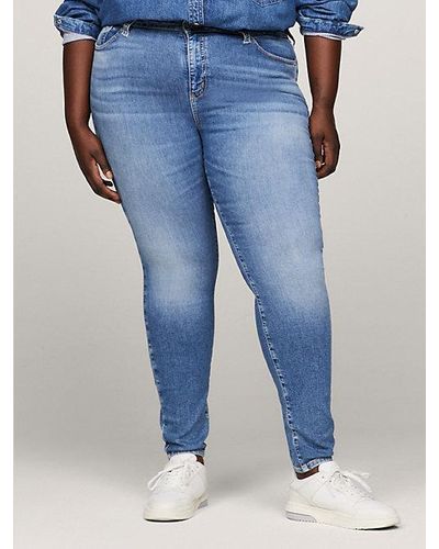 Tommy Hilfiger Curve Melany Ultrahigh Rise Superskinny Jeans - Blauw