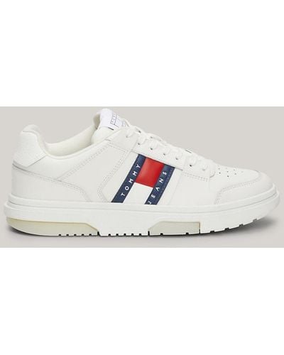 Tommy Hilfiger The Brooklyn Elevated Leather Trainers - White