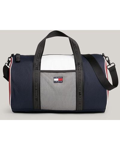 Tommy Hilfiger Heritage Mesh Pocket Duffel Bag - Blue