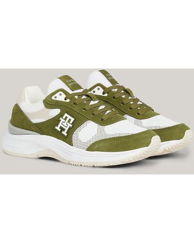 Tommy Hilfiger Th Modern Prep Suede Trainers - Green