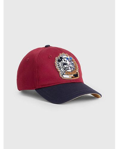 Tommy Hilfiger Disney x Tommy Baseball-Cap mit Wappen - Rot