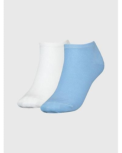 Tommy Hilfiger Pack de 2 pares de calcetines tobilleros - Azul