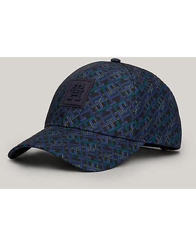 Tommy Hilfiger Pet Met Zes Panelen En Th-monogram - Blauw