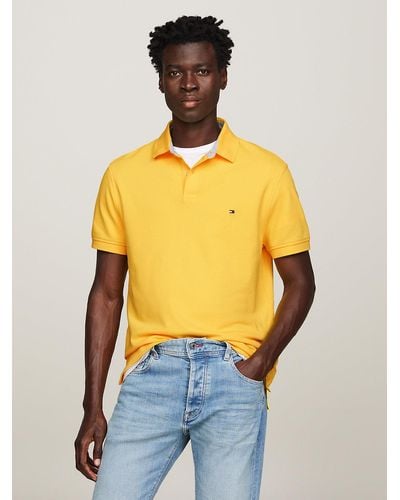 Tommy Hilfiger Polo coupe standard 1985 Essential - Jaune