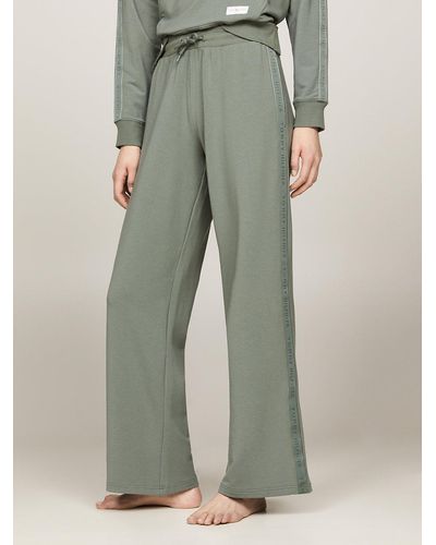 Tommy Hilfiger Th Established Wide Leg Lounge Trousers - Green