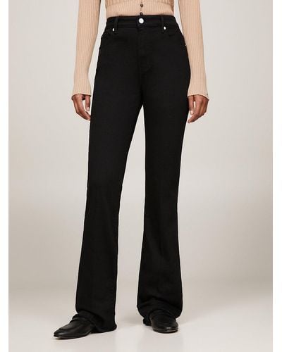 Tommy Hilfiger High Rise Bootcut Black Jeans