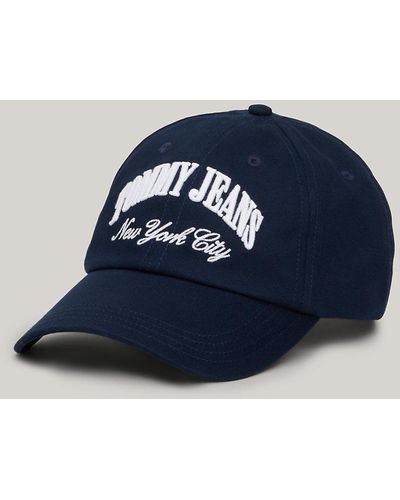 Tommy Hilfiger Logo Appliqué Baseball Cap - Blue