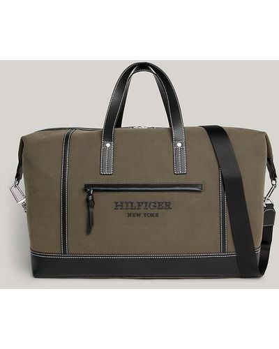 Tommy Hilfiger Sac duffle Prep Classics à logo - Vert