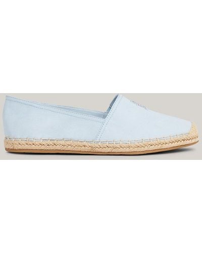 Tommy Hilfiger Embroidery Flat Espadrilles - White