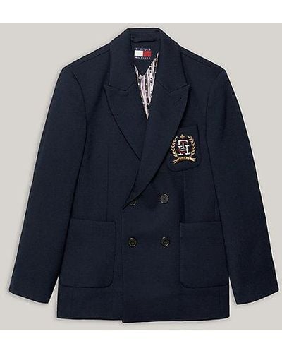 Tommy Hilfiger Tommy X Clot Double-breasted Blazer - Blauw