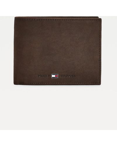 Tommy Hilfiger Leather Credit Card Wallet - Brown