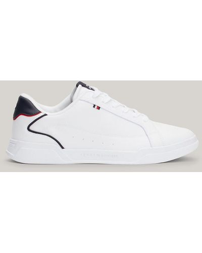Tommy Hilfiger Contrast Piping Cupsole Trainers - Metallic