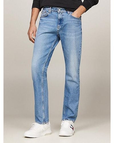 Tommy Hilfiger Classics Ryan Straight Jeans Met Fading - Blauw