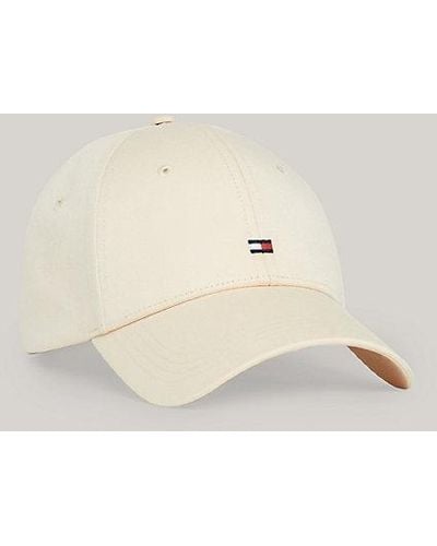 Tommy Hilfiger Essential Baseball-Cap mit aufgestickter Flag - Natur