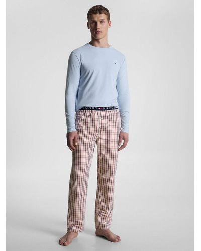 Tommy Hilfiger Th Original Long Sleeve Pyjama Set - Blue