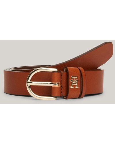 Tommy Hilfiger Essential Effortless Leather Belt - Brown