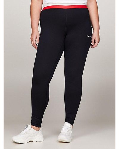 Tommy Hilfiger Leggings Curve Sport largos de cintura media - Azul