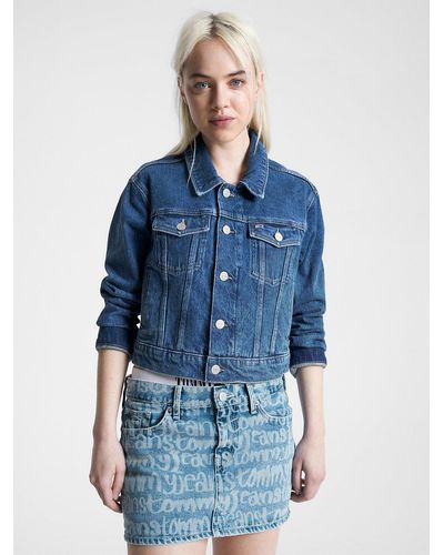 Vestes en jean et en denim Tommy Hilfiger pour femme | Réductions en ligne  jusqu'à 51 % | Lyst