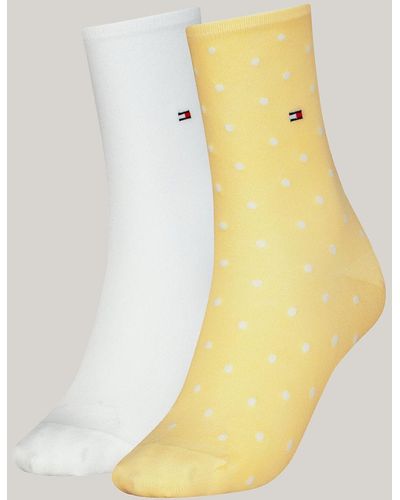 Tommy Hilfiger 2-pack Polka Dot Socks - Yellow