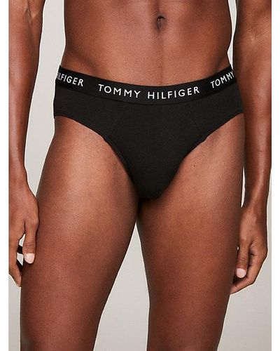 Tommy Hilfiger Set Van 3 Essential Slips - Zwart