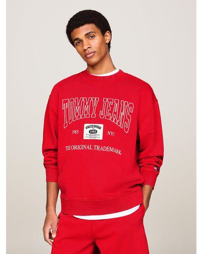 Tommy Hilfiger Archive Relaxed Sweatshirt - Red