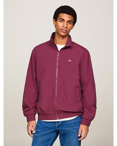 Tommy Hilfiger Essential Relaxed Fit Windjacke - Lila