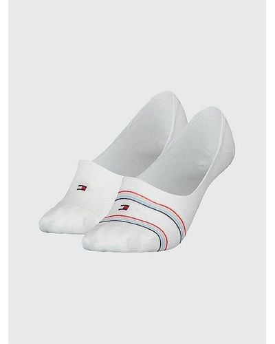 Tommy Hilfiger Pack de 2 pares de calcetines de rayas - Blanco