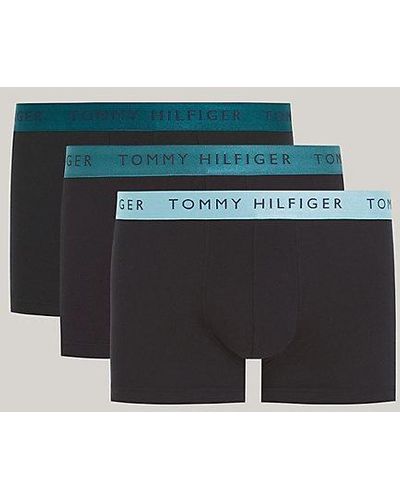 Tommy Hilfiger Cadeauset Met 3 Boxershorts Met Metallic Taille - Meerkleurig