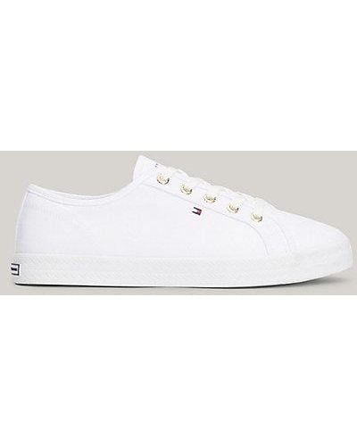 Tommy Hilfiger Essential maritimer Sneaker - Weiß