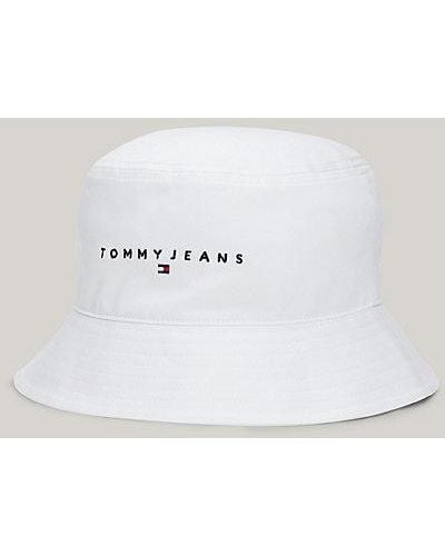 Tommy Hilfiger Fischerhut mit aufgesticktem Logo - Weiß