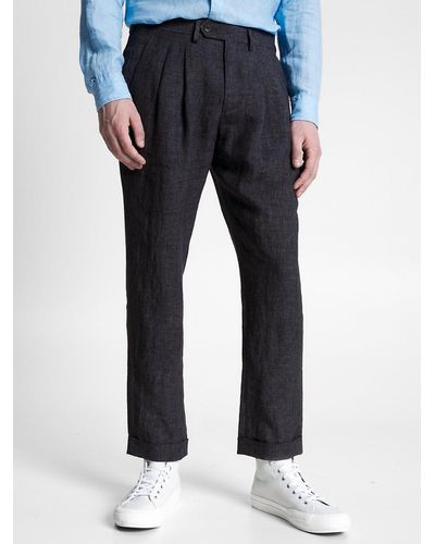 Tommy Hilfiger Slim Fit Woven Trousers - Blue