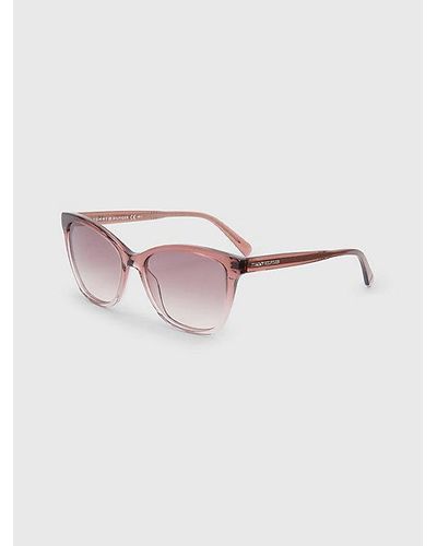 Tommy Hilfiger Oversized Cat-eye-zonnebril - Roze