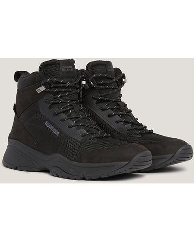 Tommy Hilfiger Cordura® High-top Trainer Boots - Black