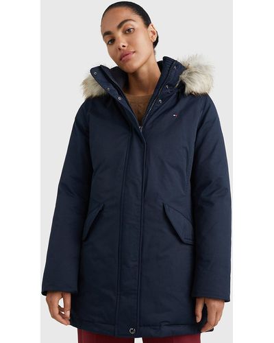 Tommy Hilfiger Parka rembourrée TH Protect - Bleu